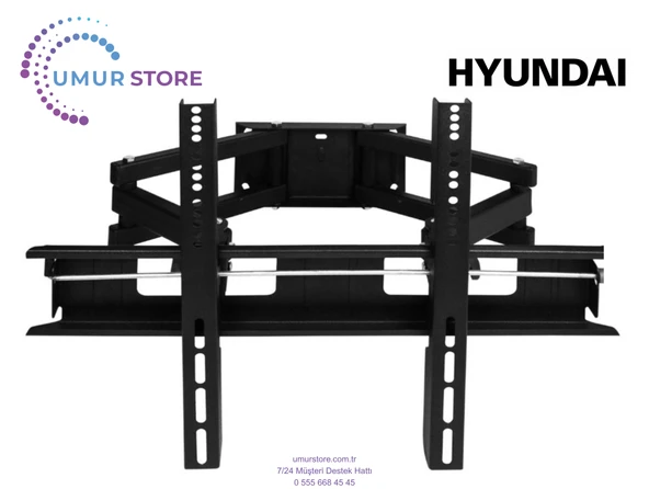 Hyundai 50HYN2205 50" 4K Ultra HD WebOS 42”- 55”- 65”- 75” inç Lcd Led Ekran Tv Hareketli Askı Aparatı