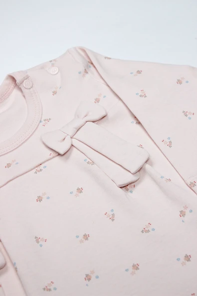 Bistyle Grow İn Love 2'Li Bebe Takım 14102 Pembe Ekru - 3