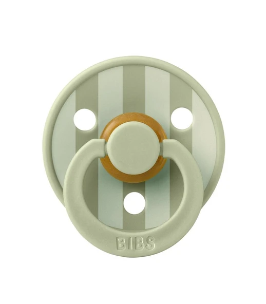 Bibs Studio Colour Block Kauçuk Emzik 0-6 Ay Sage ürün görseli 1