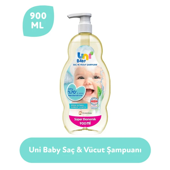 Uni Baby Bebek Şampuanı 900ml ürün görseli 1
