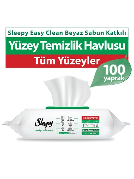 Sleepy Yüzey Temizlik Havlusu 100lü ürün görseli