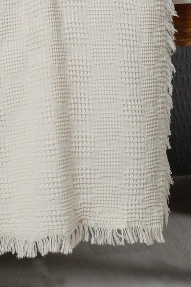 Kanz Bebek Waffle Müslin Nakışlı Pike Knz-021 Ponny - 4