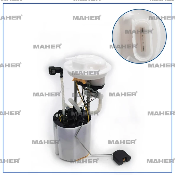 DEPO ŞAMANDIRASI KOMPLE PASSAT 2004-2008 BSE 1.6 4 BAR 3C0919051AD ürün görseli 1