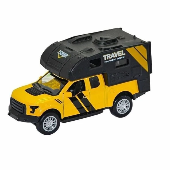 FY6022-12D - Metal Çek Bırak Karavan Sarı