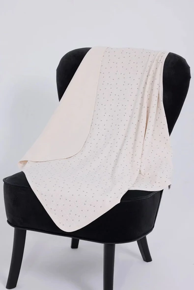 U.S Polo Bebek Battaniye USB2498 Ekru - 2