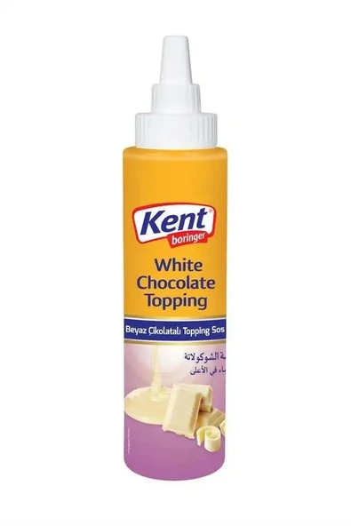 Kent Boringer Topping Sos 300 gr 3 lü Karma Paket (Karamel-Çikolata-Bey.Çikolata) - 4