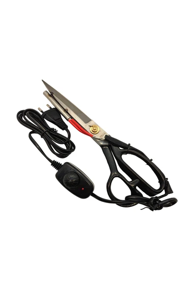 Rezistanslı Sıcak Kumaş Etiket Kurdele Terzi Kesim Makası 11 İnç / 27.5 cm - Resim 2