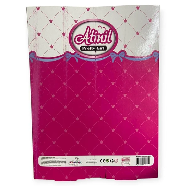 KMB-925 - SAÇ BAKIM SETİ AKSESUARLI KUTULU BEBEK - Resim 2