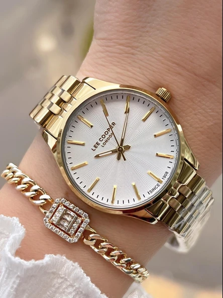 Lee Cooper Çelik Kordonlu 3 Atm Suya Dayanıklı 2 Yıl Garantili Kadın Kol Saati BLC08323.130 ürün görseli