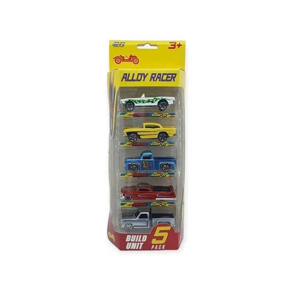 Alloy Racer 5'li Araç Seti - 780-513 - 4