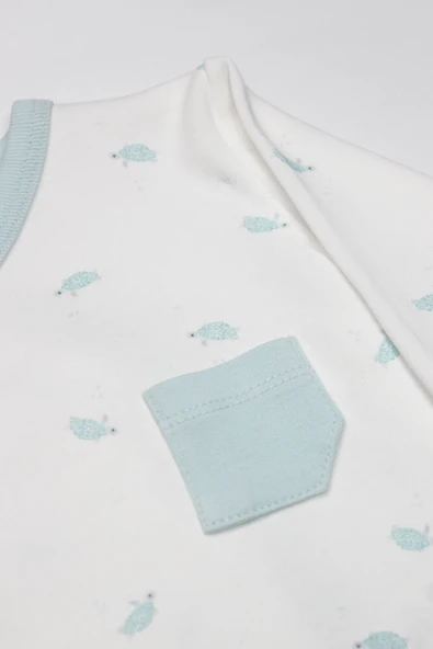 Bistyle 3Lü Zıbın Takım Hello World 13105 Mint - Resim 3