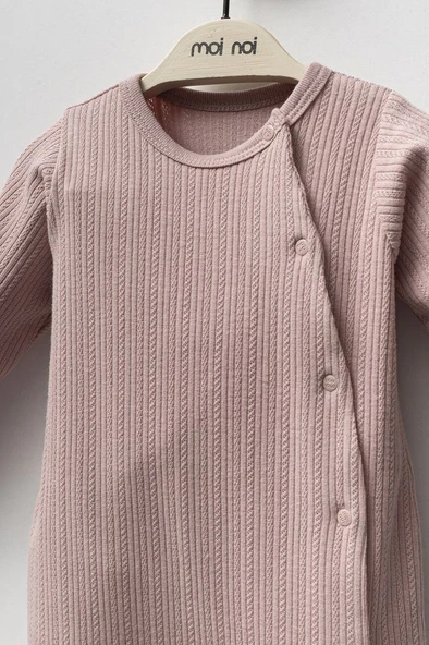 Moi Noi Şapkalı Tulum MNB1235 Mürdüm - 3