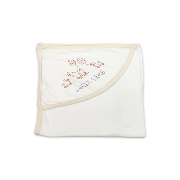 Bistyle Curly Lamb Tulum 15108 Bej Mavi Ekru ürün görseli 1