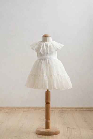 Tongs Baby Bebek Elbise 3941 Ekru