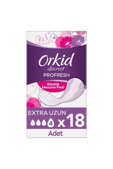 Orkid Günlük Mesane Pedi Ekstra Uzun 18'Li