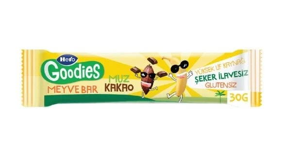 Hero Goodies Muz Kakao Meyve Bar 30 Gr ürün görseli