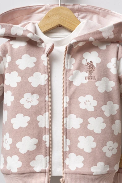 U.S. Polo Assn 3'lü Takım USB2771 Pudra - 3