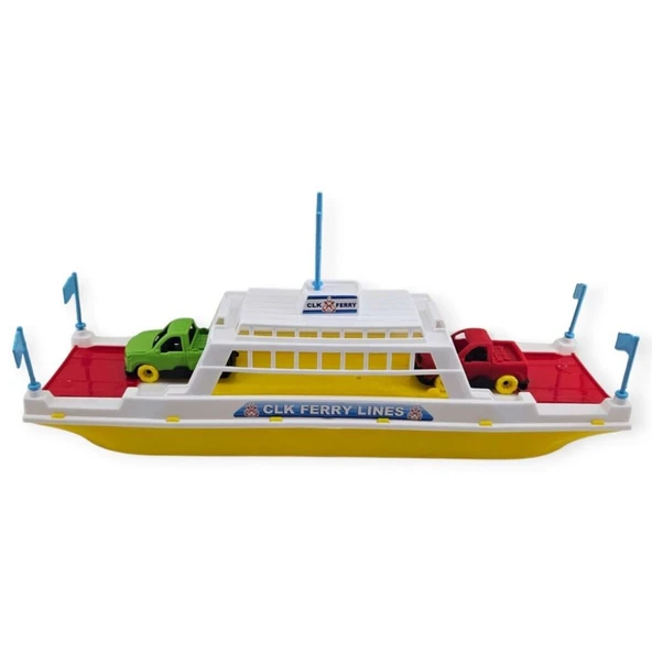 Feribot Araç Taşııyan Gemi 45 cm - Sarı - 2