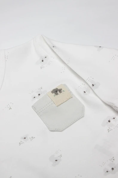 Bistyle 3Lü Zıbın Takım Lıttle Koala 13109 Gri - 2