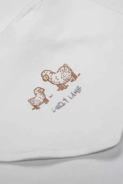 Bistyle Curly Lamb 10'Lu Hastane Çıkışı 11106 Bej Mavi Ekru - 4