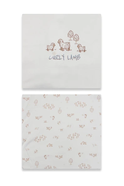 Bistyle Curly Lamb 10'Lu Hastane Çıkışı 11106 Bej Mavi Ekru - 2