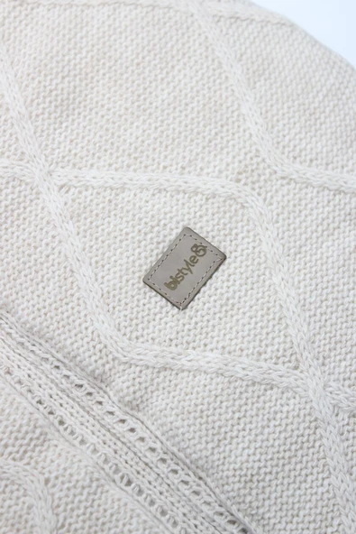 Bistyle Baby İn Swadding Triko Kundak 75108 Bej - 3