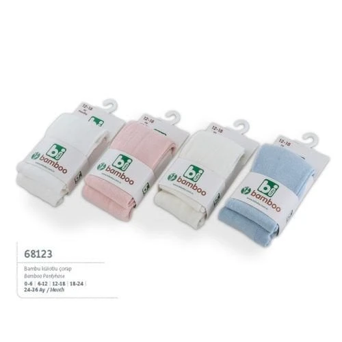 Bibaby Bambu Külotlu Çorap 68123 Naturel ürün görseli