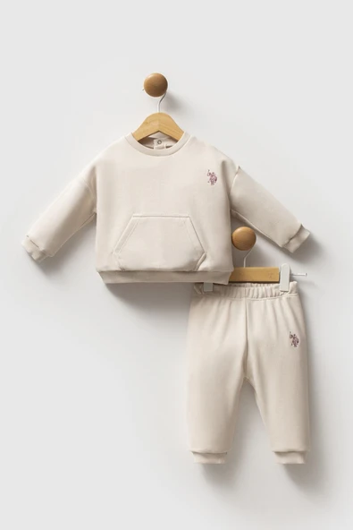 U.S. Polo Assn 2 li Takım USB2718 Bej ürün görseli