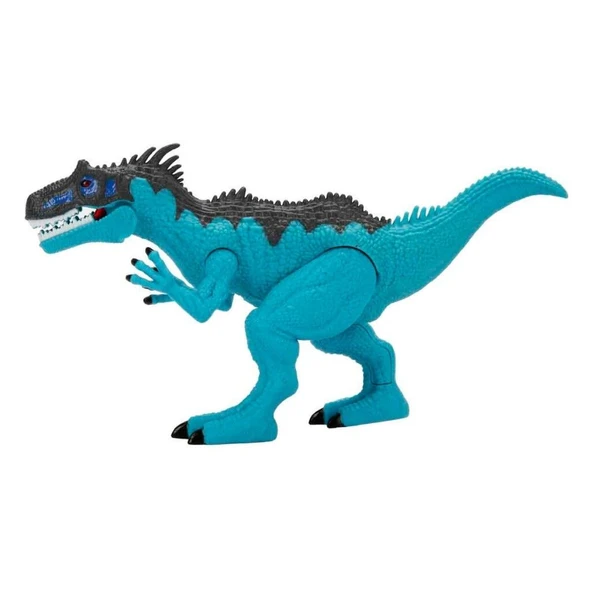 Sesli Işıklı Dinazor Figür 22 cm - 542620 - Mavi - 3