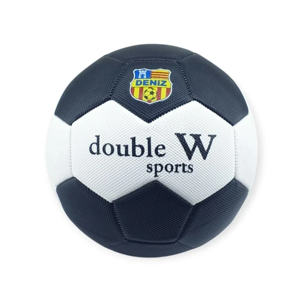 Futbol Topu Dikişli 420 gr No:5 - FB-660-SİYAH