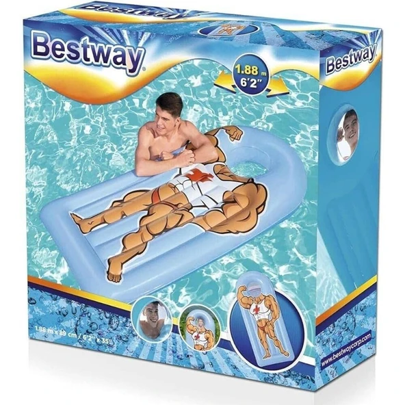 Bestway Fotoğraf Pencereli Yatak 188x89 Cm - 43421 - 2