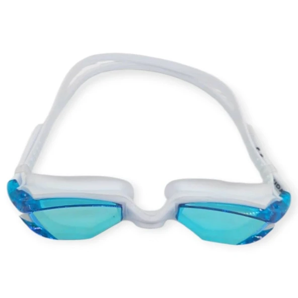 Aynalı Yüzücü Gözlüğü Silikon MAVİ - 1765 - 2