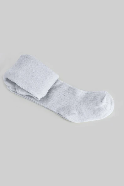 Bistyle Derby Basic Tekli Penye Külotlu Çorap BS50102B Gri - 3