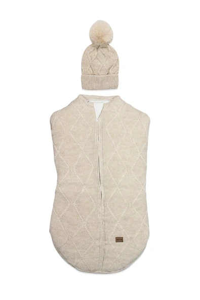 Bistyle Baby İn Swadding Triko Kundak 75108 Bej - 2