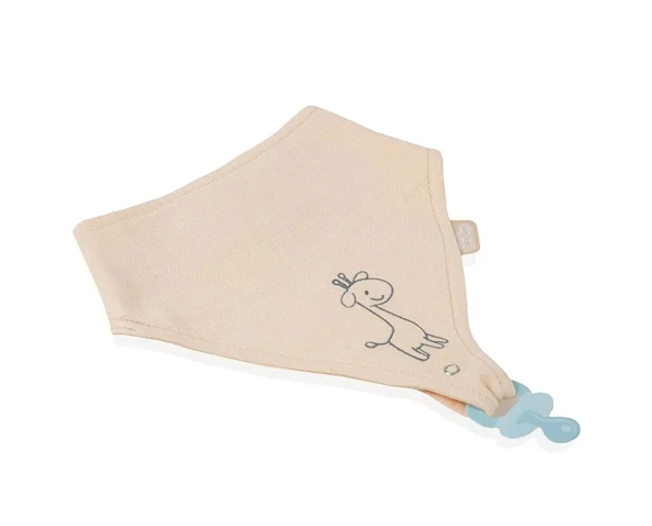 BabyJem Emzik Askılı Müslin Önlük 837 Somon - 3