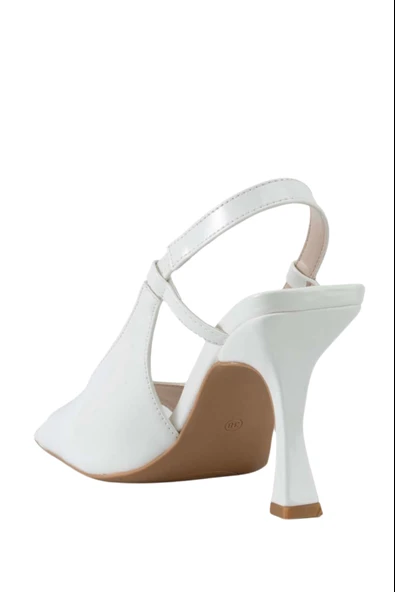 Stato Beyaz Topuklu Ayakkabı - Resim 5
