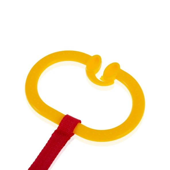 BabyJem Çıngıraklı Puset Halkası 876 Sarı - 4