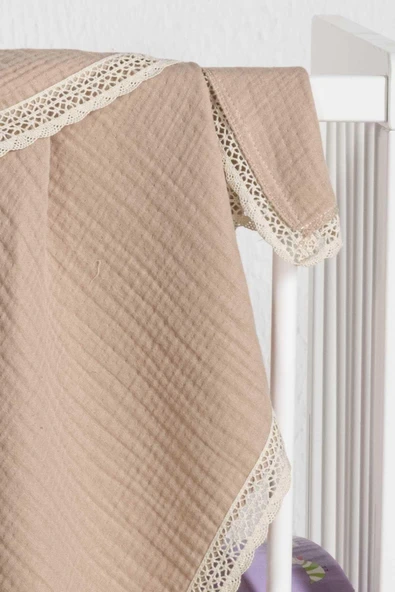 Kanz 4 Kat Kopanaki Müslin Pike Knz-017 Bej - 2