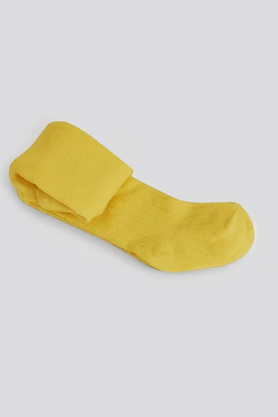 Bistyle Derby Mix Tekli Penye Külotlu Çorap BS50102M Sarı - 3