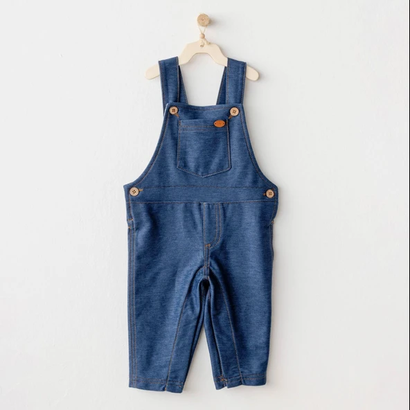 Andywawa AC25934 Casual Bebek Salopet İndigo