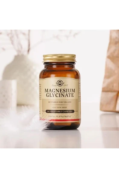 Solgar Magnesium Glycinate 60 Kapsül - Resim 3