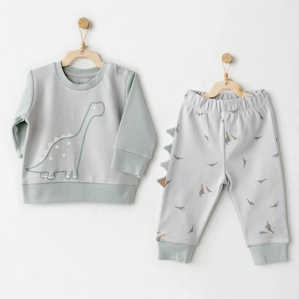 Andywawa AC26005 Mummy S Snuggle Saurus 2'li Bebek Takım Green ürün görseli