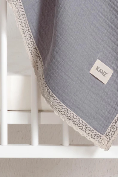 Kanz 4 Kat Kopanaki Müslin Pike Knz-017 Gri - 2