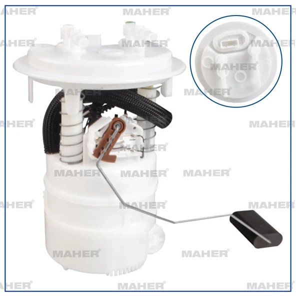 DEPO ŞAMANDIRASI KOMPLE 206+ / 406 1997 1.4-2.0 165 1525Y2 - Resim 2