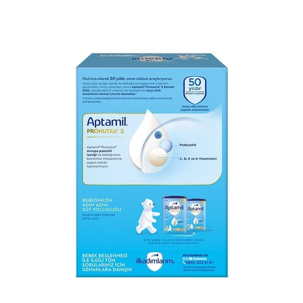 Aptamil Devam Sütü Maması No3 9-12 Ay 1200 Gr - 2