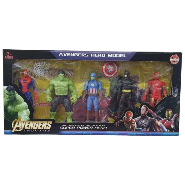 Avengers End Game 5 li Figür Set - 2156-5