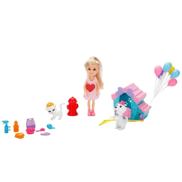 Belissa Köpek Oyun Seti - Köpek Evi ve Figürler - 53802 - 2