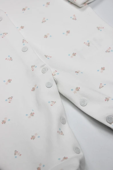 Bistyle Grow İn Love Bebe Tulum 15103 Pembe Ekru - 4