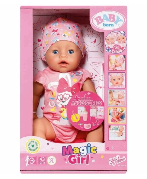 Baby Born Mucize Bebek Kız Emma 43cm 834800 - 2