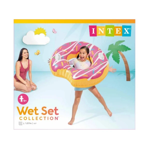 Tutunmalı Deniz Simidi - Donut Simit 107cm - 56254 - 2